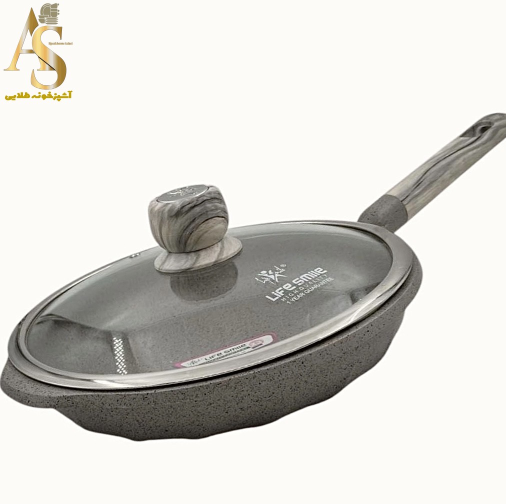 ماهیتابه تک دسته لایف اسمایل سایز 28